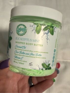 Aminnah/Dillpicky collab Eucalyptus Mint Whipped Body Butter! NWT
